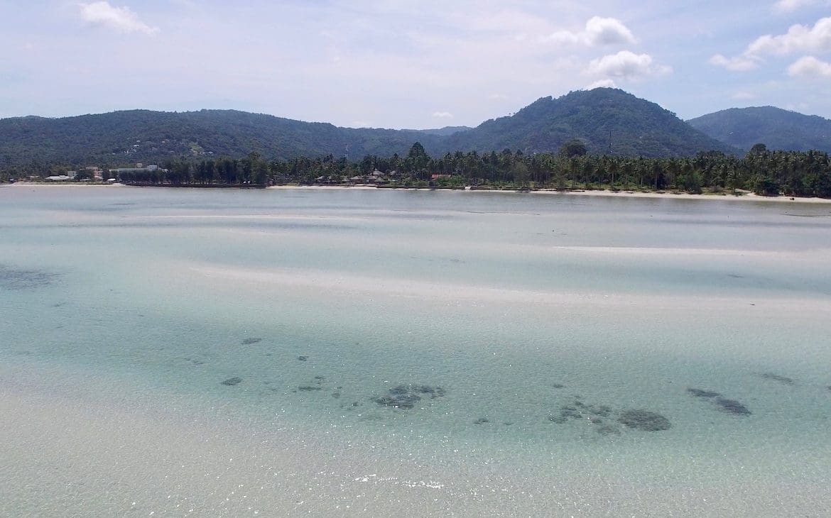Koh Samui Beach Land Crystal Clear Sea