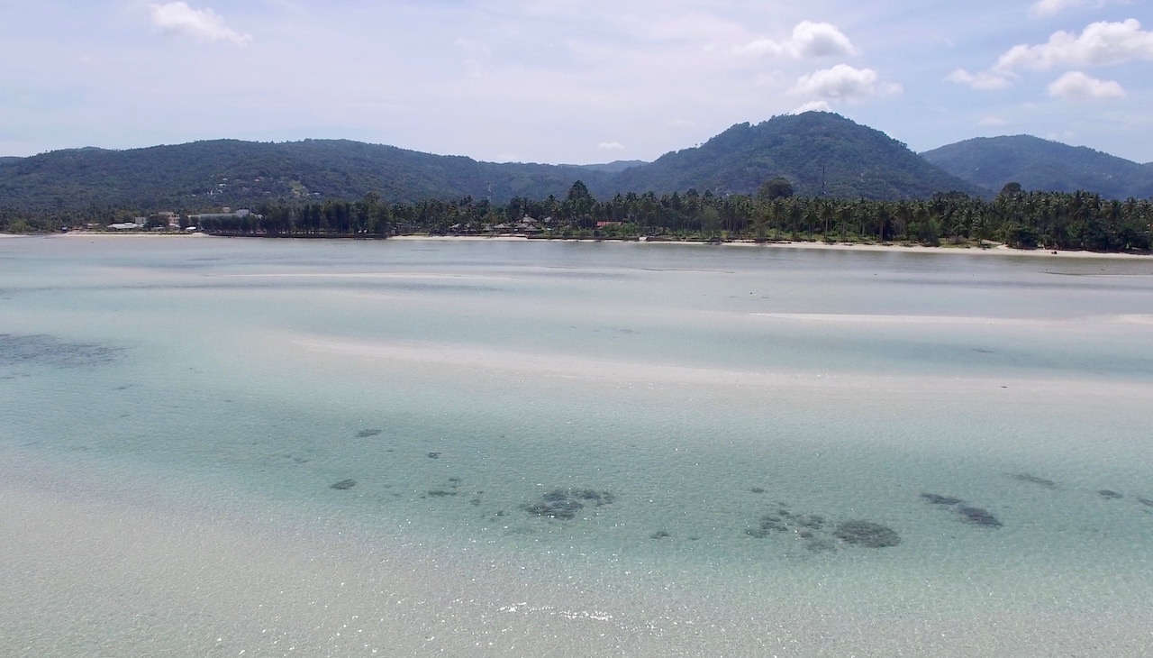 Koh Samui Beach Land Crystal Clear Sea