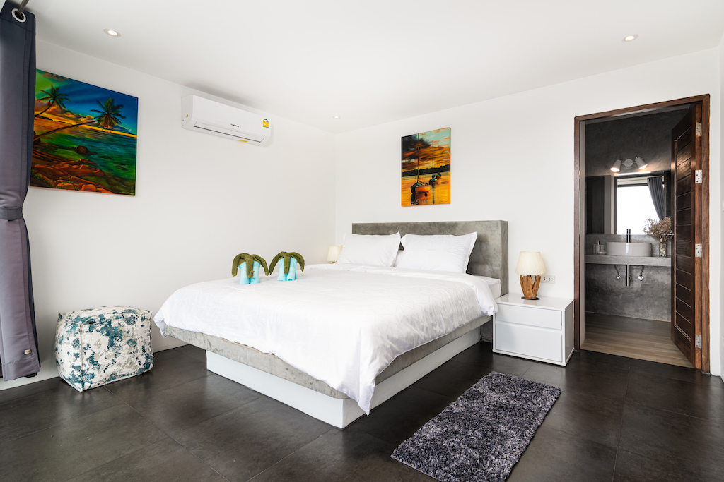 Sea View Apartment Lamai Master Bedroom