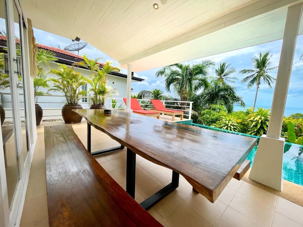 Sea View Pool Villa For Sale Chaweng Noi Sea View Pool Villa For Sale Chaweng Noi Outdoor Dining