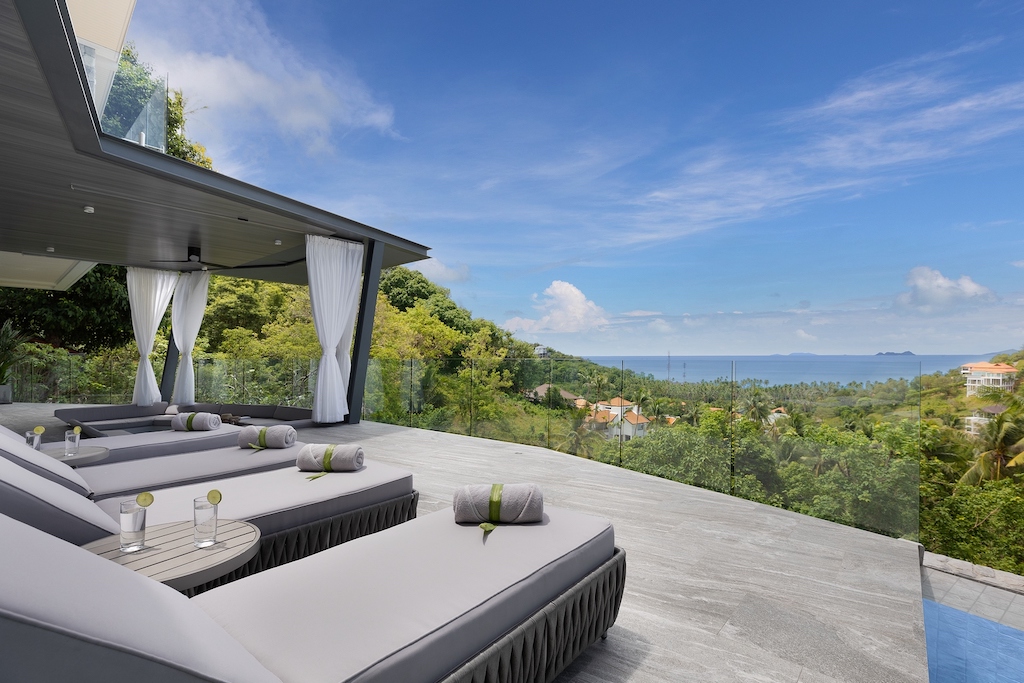 Stunning Sea View Villas Ko Samui Sun Terrace