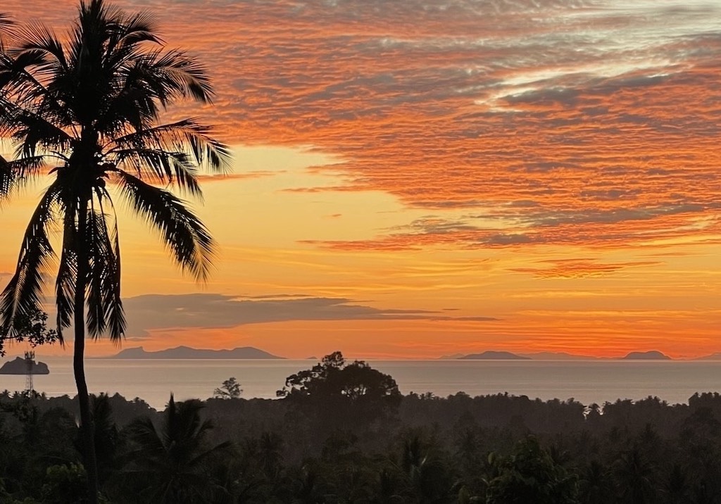 Taling Ngam Villa For Sale Koh Samui Sunset View