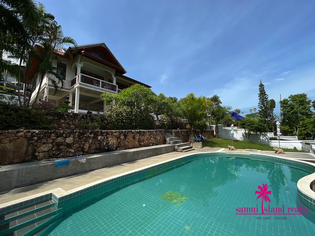 Thai Style Villa With Sea View For Sale Pool