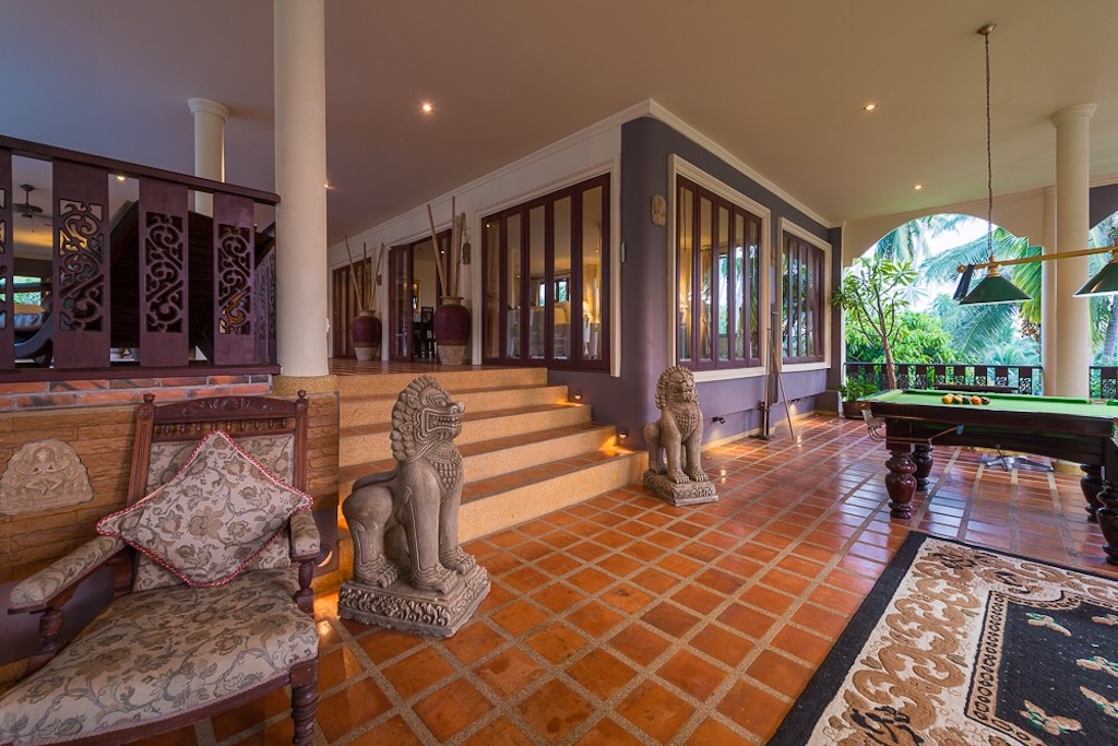 Traditional Thai Style Villa Stairs