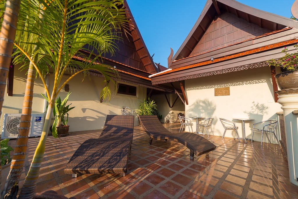 Traditional Thai Style Villa Sun Loungers
