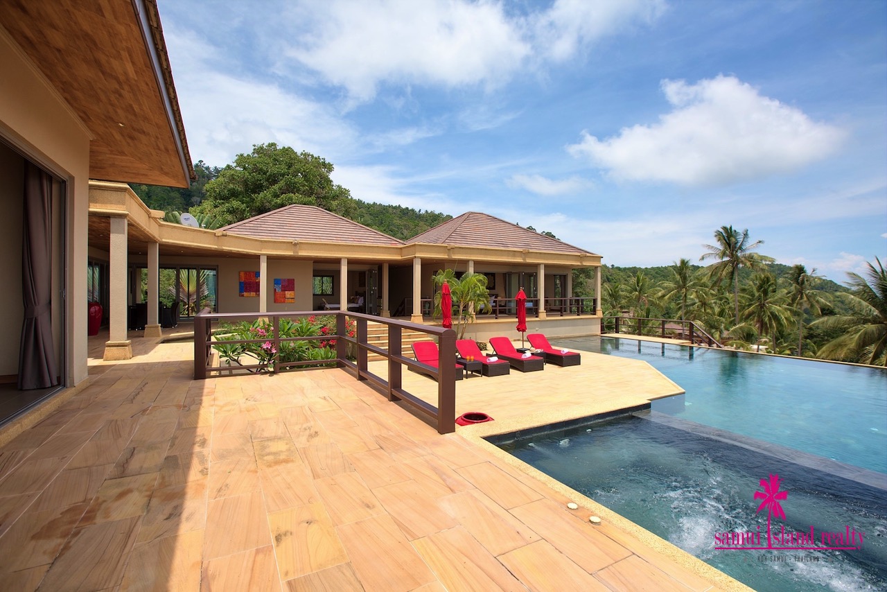 Villa Baan Faa Sai For Sale Koh Samui Terrace