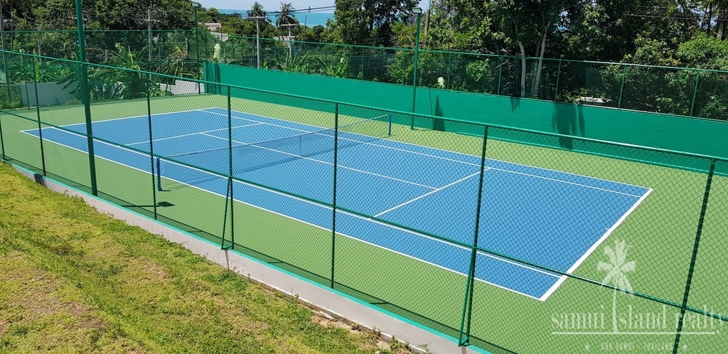 Villa Mandala For Sale Koh Samui Tennis Court