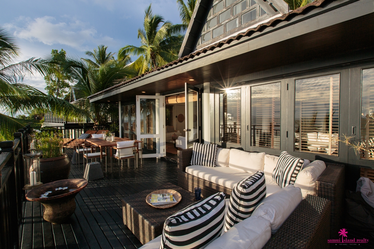 Villa Baan Hansa For Rent Koh Samui Terrace