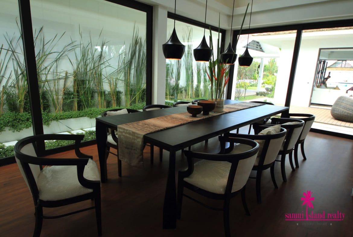 Baan Paradise Beach Villa For Sale Koh Samui Dining