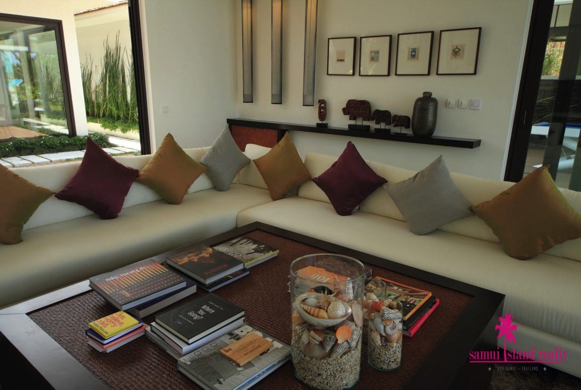 Baan Paradise Beach Villa For Sale Koh Samui Lounge