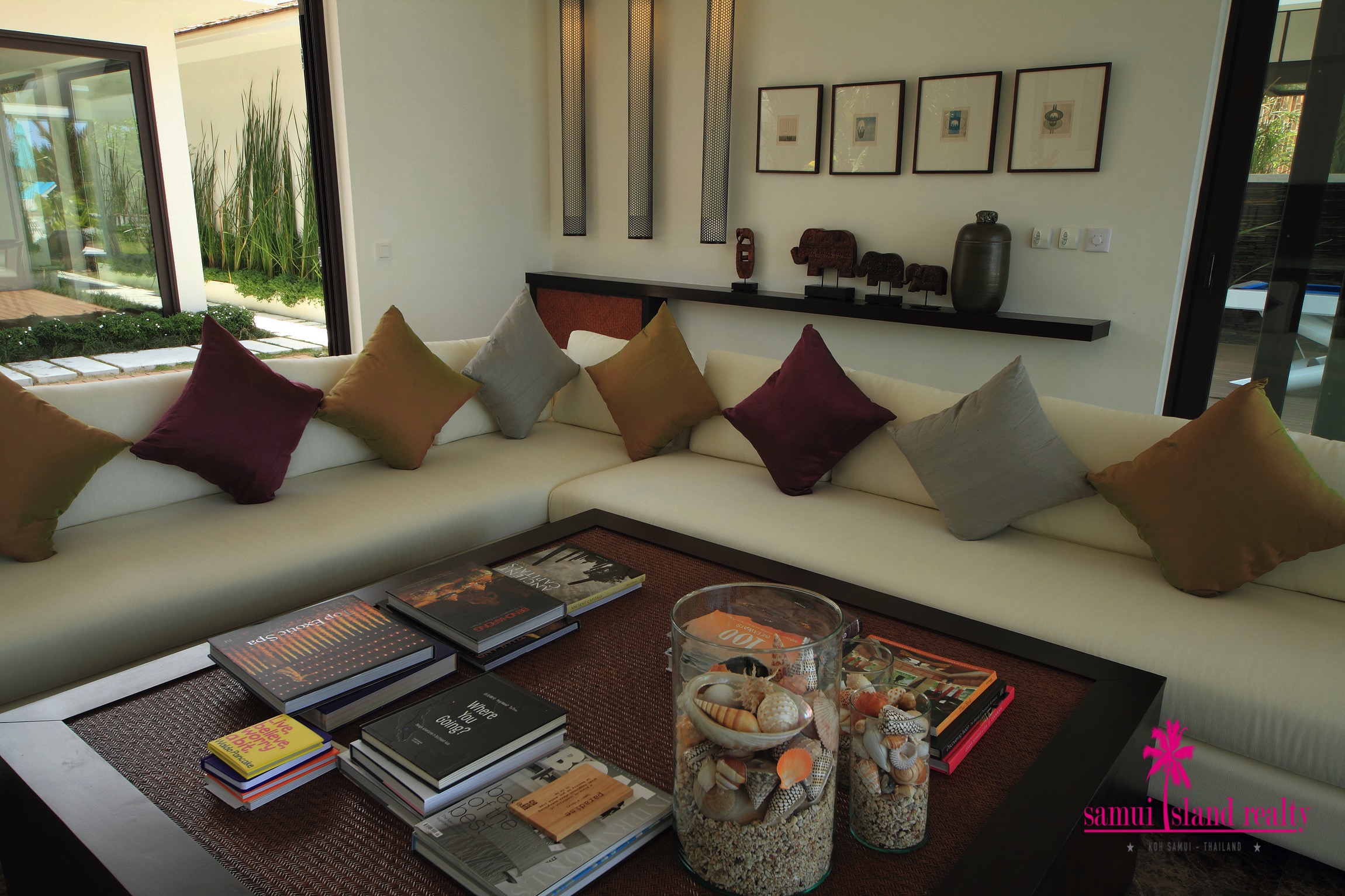 Baan Paradise Beach Villa For Sale Koh Samui Lounge