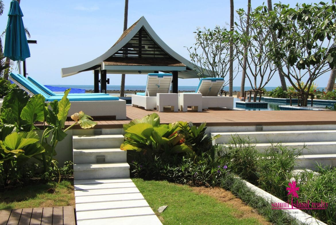 Baan Paradise Beach Villa For Sale Koh Samui Terrace