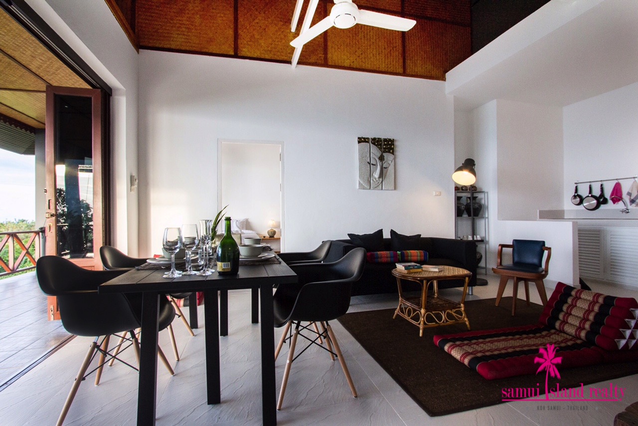 Bang Por 2 Bedroom Sea View Villa For Sale Bang Por 2 Bedroom Sea View Villa For Sale Open Plan Living Area