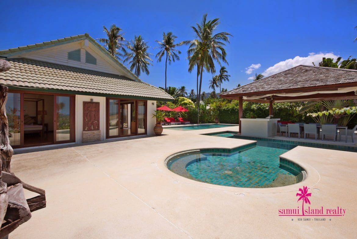 Beachfront Villa For Sale Samui Pool Jacuzzi