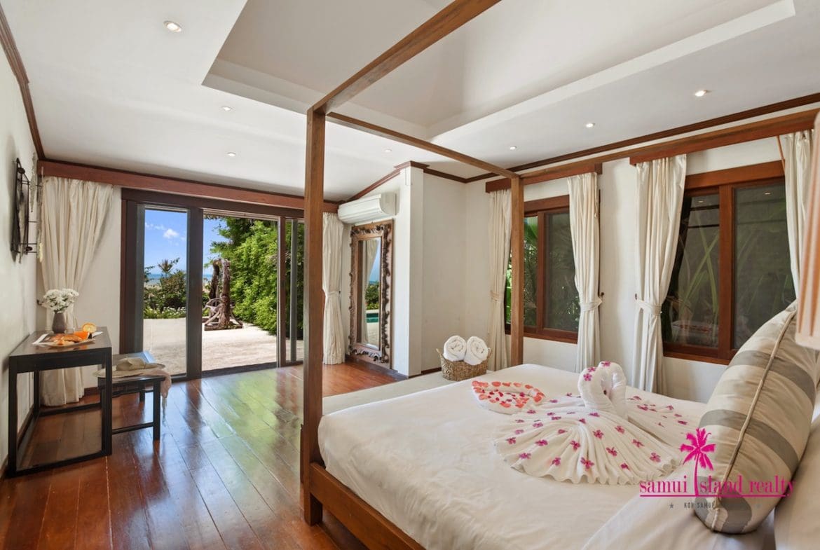 Beachfront Villa For Sale Samui Master Bedroom