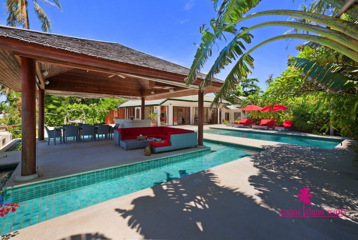 Beachfront Villa For Sale Samui Poolside Sala