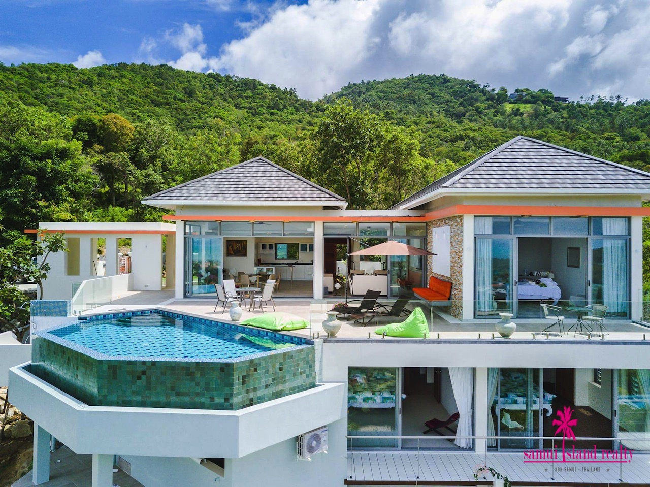 Bophut 5 Bedroom Sea View Villa For Sale Exterior