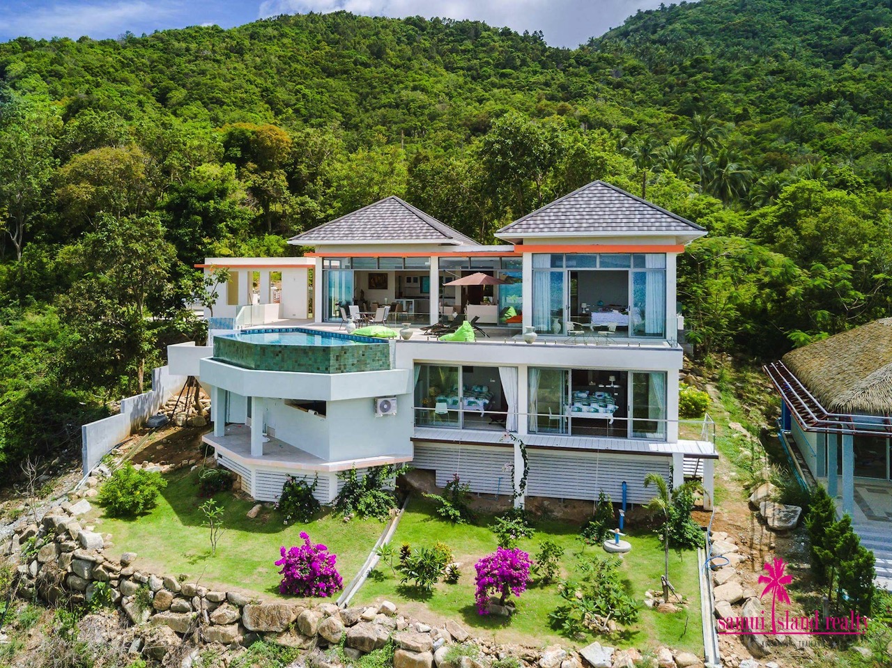 Bophut 5 Bedroom Sea View Villa For Sale