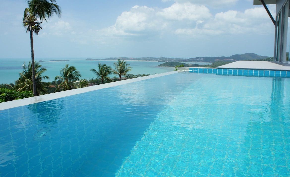 Bophut Sea View Villa For Sale Swimming Pool