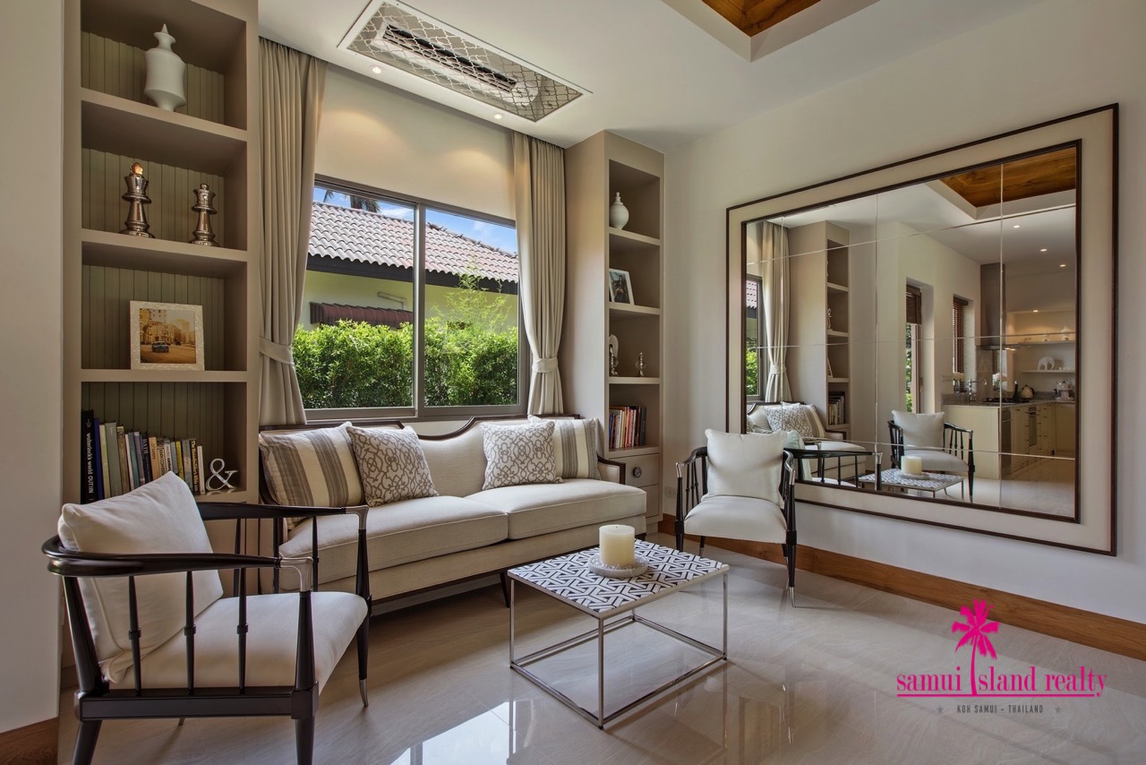 Contemporary Private Pool Villa For Sale Koh Samui Lounge