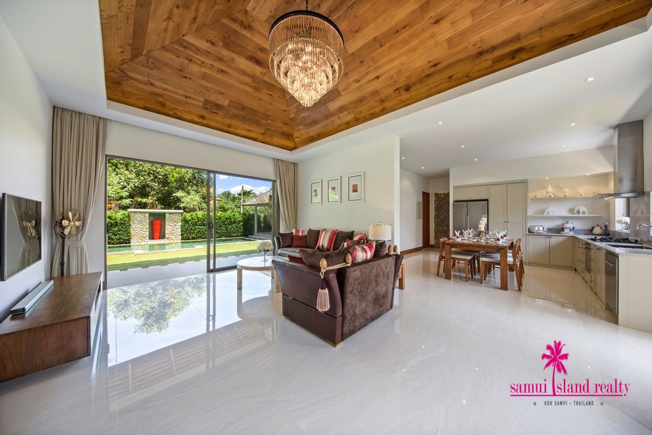 Contemporary Private Pool Villa For Sale Koh Samui Open Plan Living
