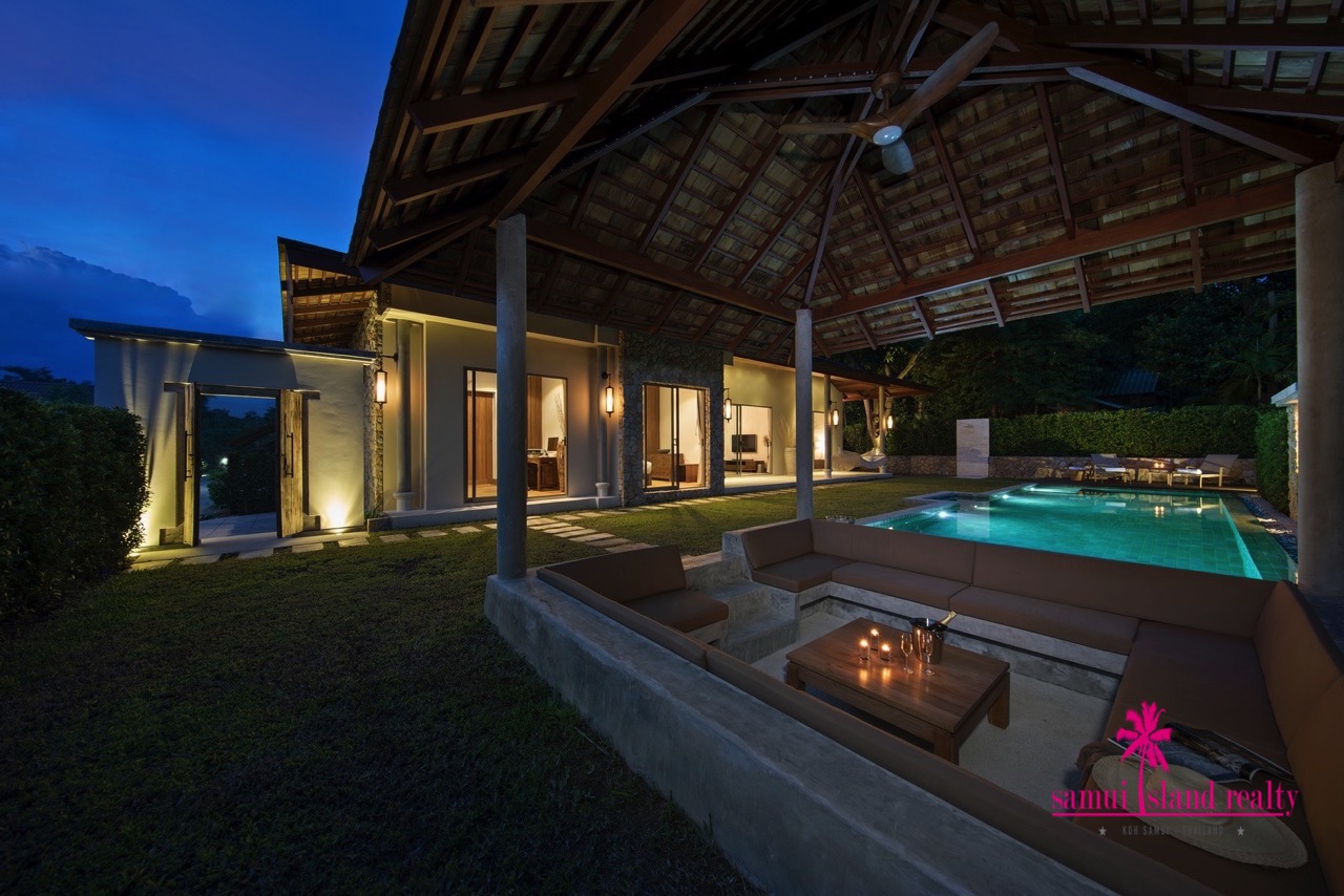 Contemporary Private Pool Villa For Sale Koh Samui Poolside Sala