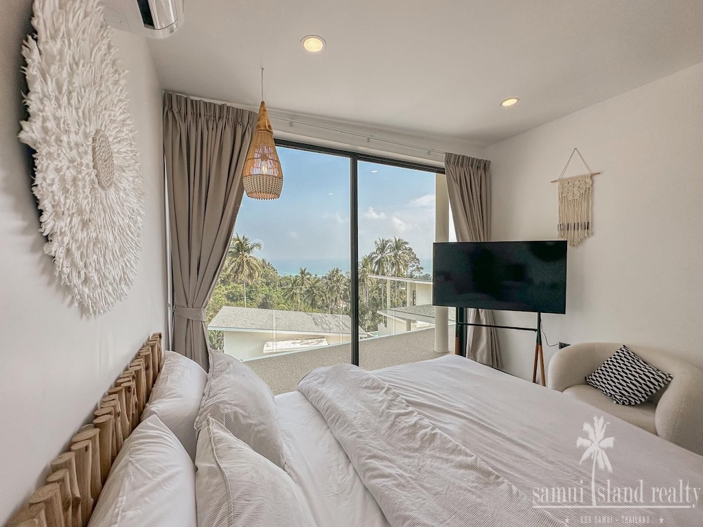 Ko Samui Contemporary Sea view Villa Bedroom