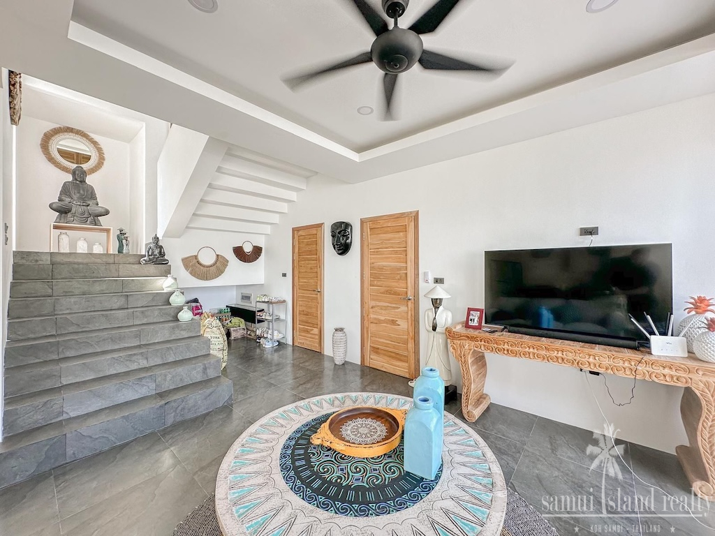 Ko Samui Contemporary Sea View Villa Lounge