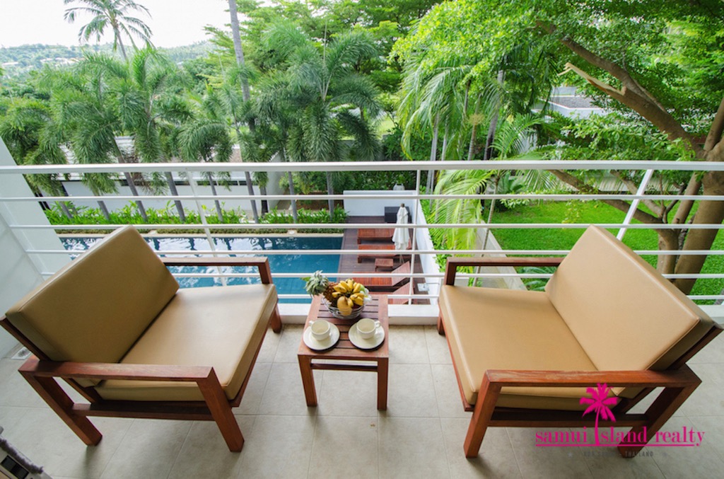 Koh Samui Freehold Apartment For Sale Balcony