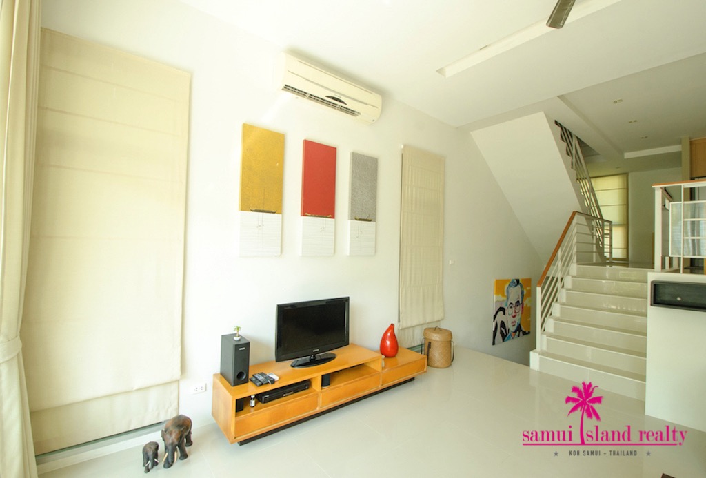 Koh Samui Freehold Apartment For Sale Living Area
