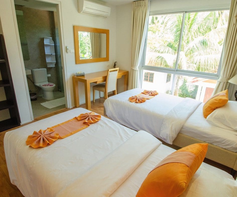 Koh Samui Freehold Apartment For Sale Twin Beds