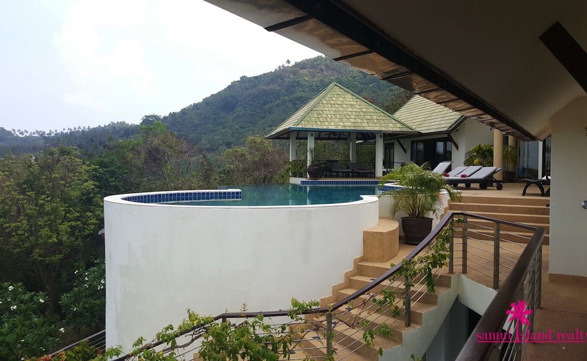 Koh Samui Sunset Villa For Sale Terrace & Sala