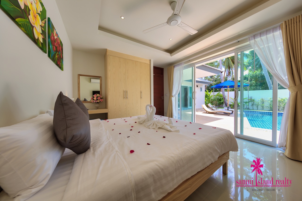 Lipa Noi Beachside Villa For Sale Koh Samui Bedroom