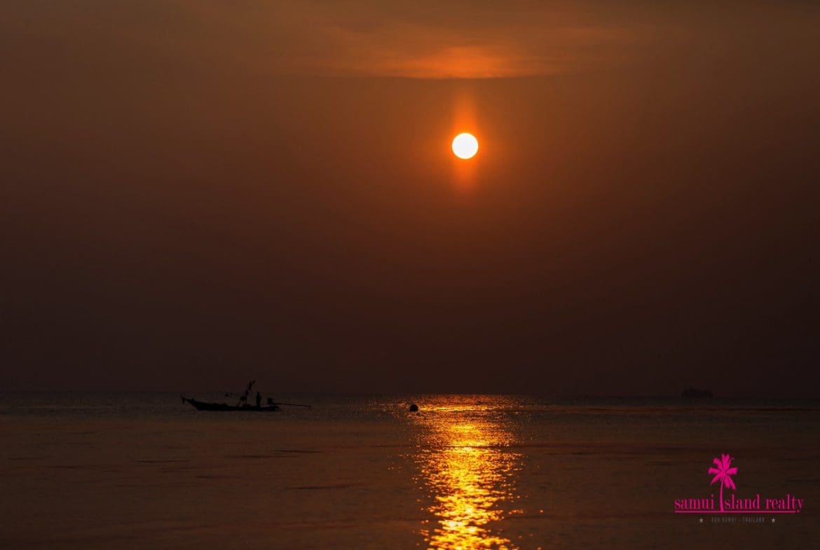 Sunset From Lipa Noi Beach