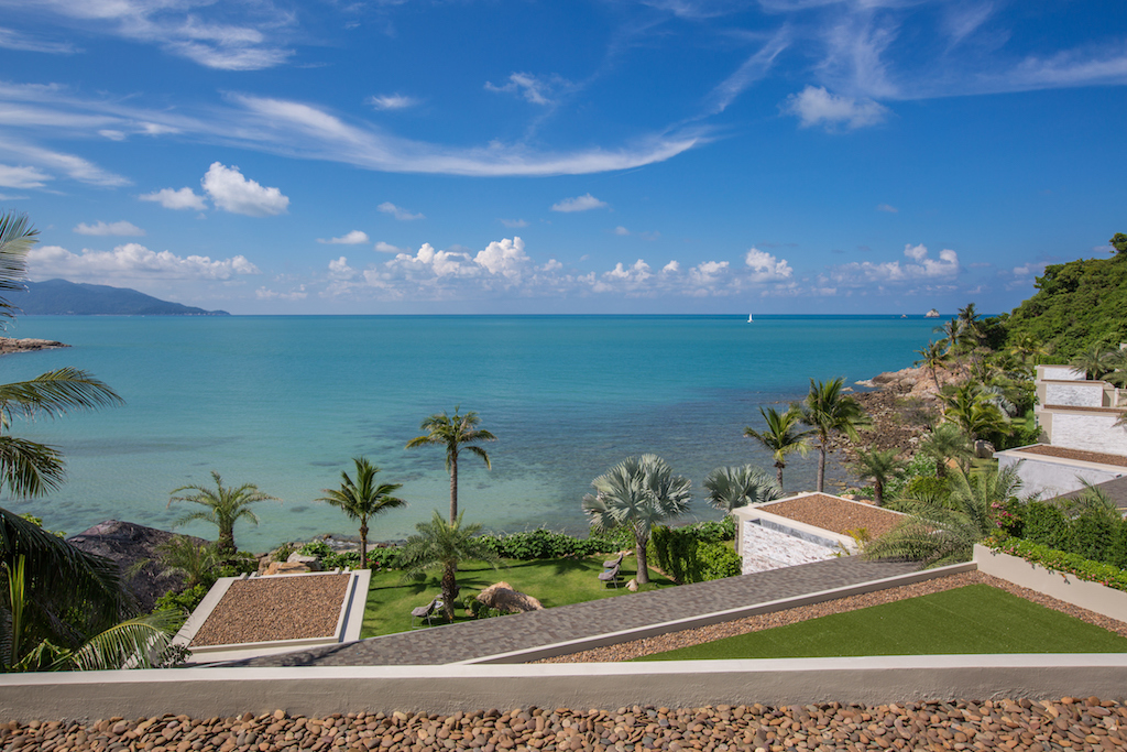 Luxury Beachfront Real Estate Ko Samui blue sea