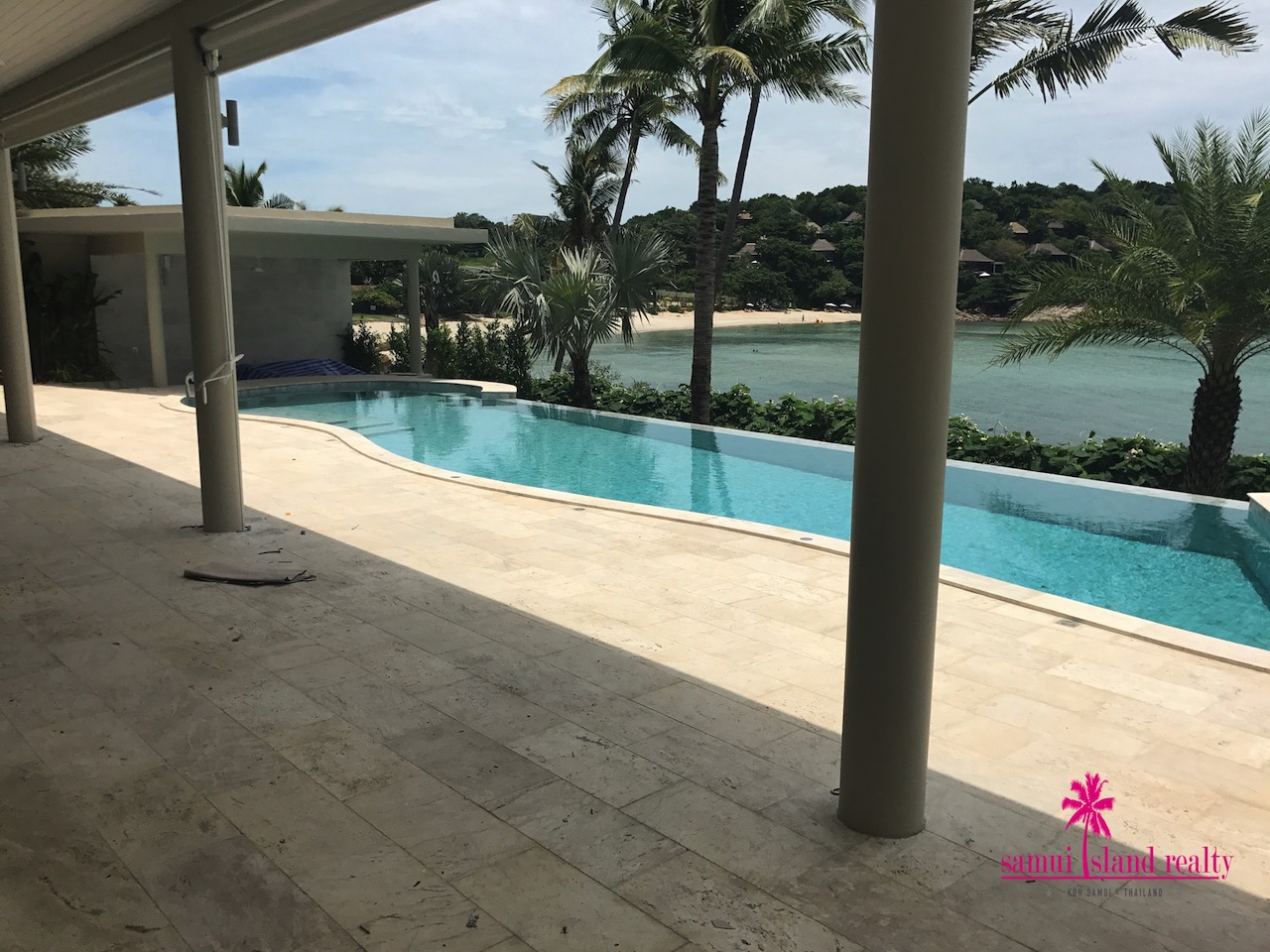 Luxury Oceanfront Villas For Sale Koh Samui Outdoor Terrace