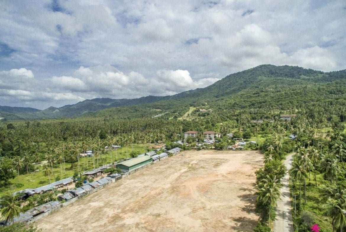 Maenam Land Plots For Sale Koh Samui Aerial