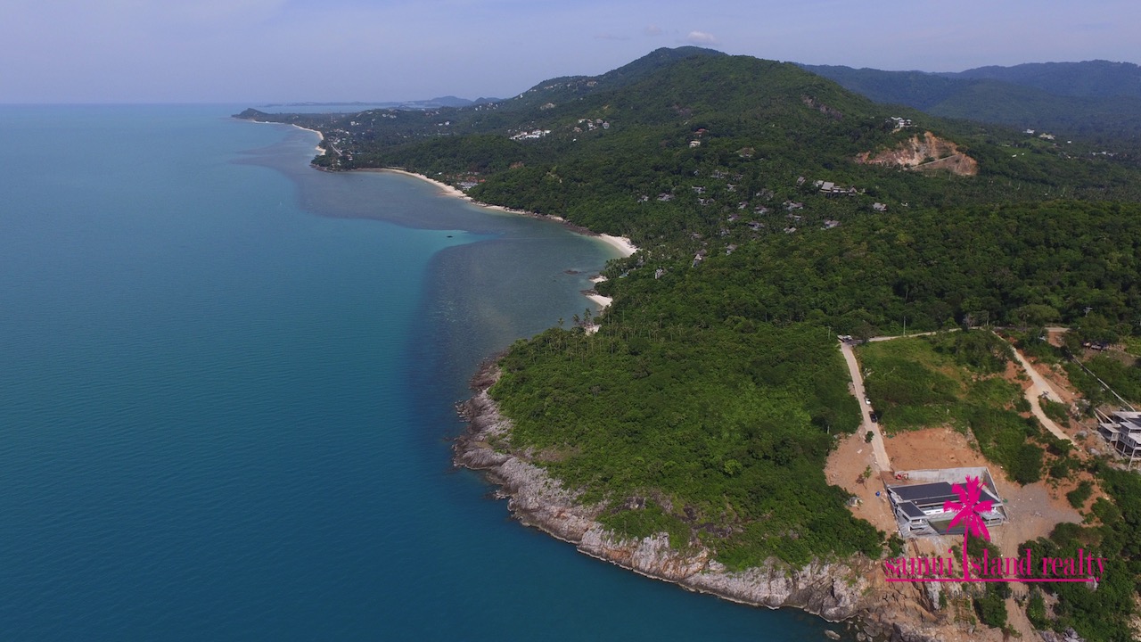 Oceanfront Development Land For Sale Koh Samui Northern Coastline