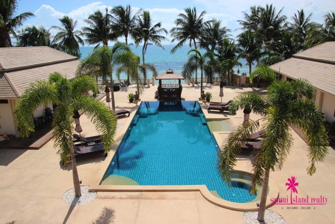Samui Beach Villa And Resort For Sale Beachfront Pool