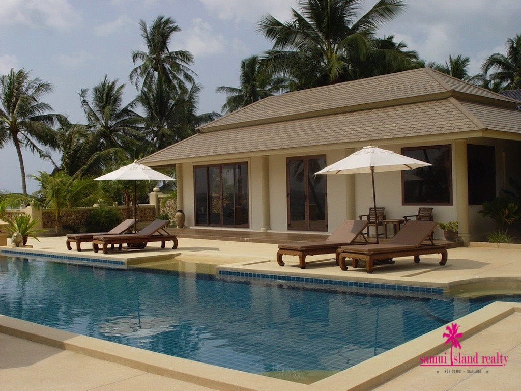 Samui Beach Villa And Resort For Sale Sun Loungers