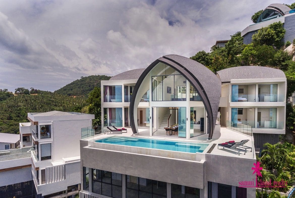 Sky Dream Villa For Sale Koh Samui Aerial