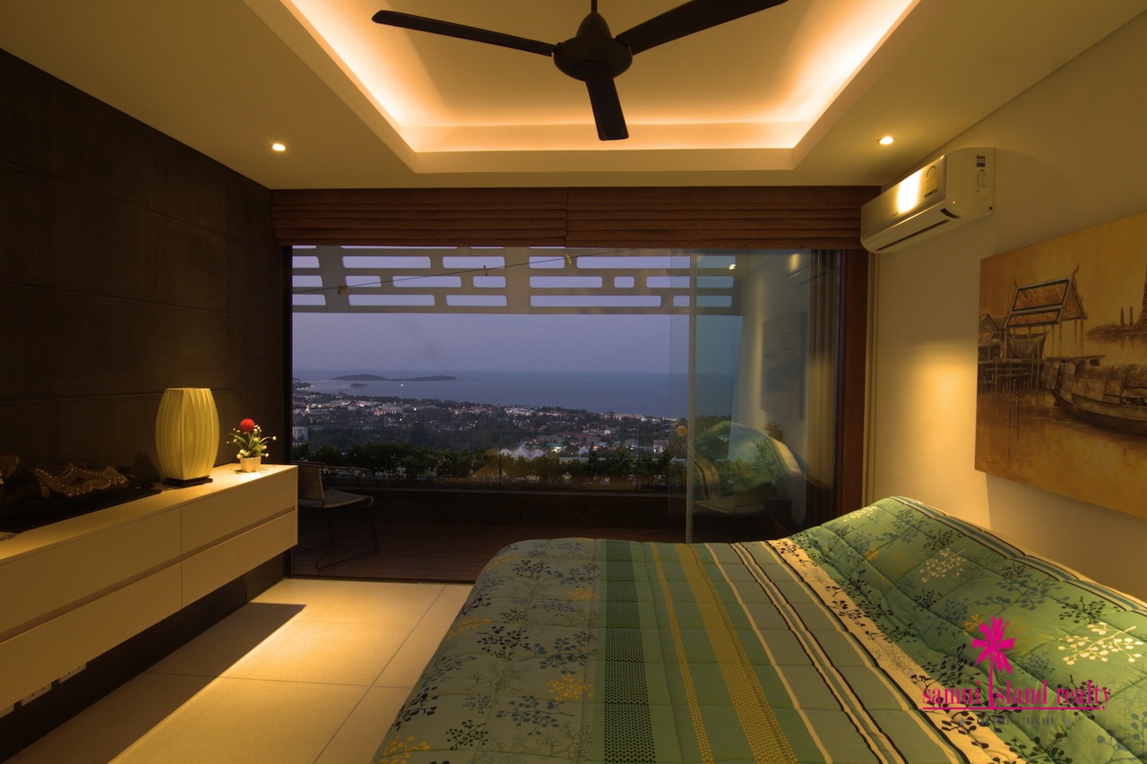 Chaweng Villa Sea View Bedrooms