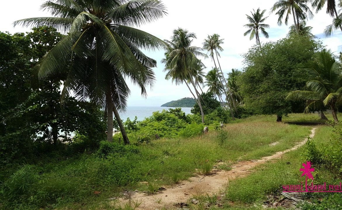 Taling Ngam Beachfront Land For Sale Koh Samui
