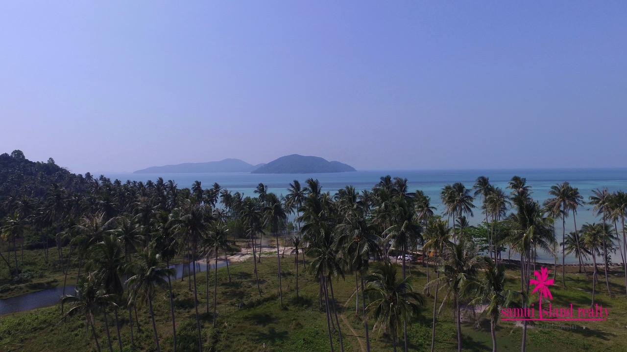 Tong Krut Beachfront Land Ko Samui Island View