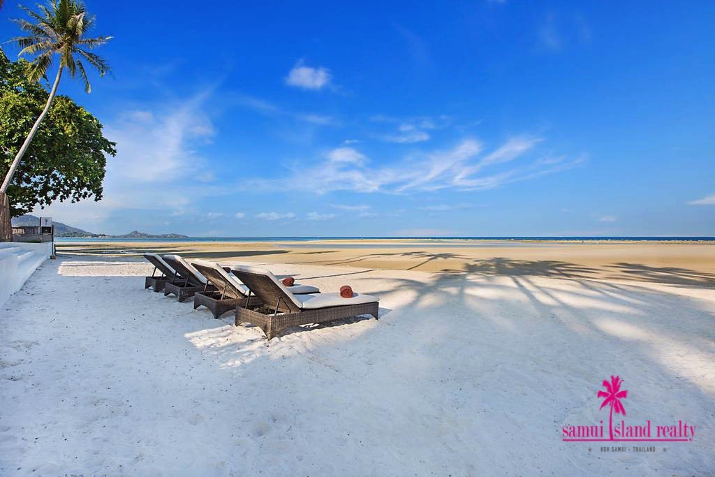 Villa Julia Beachside Property Ko Samui Beach Loungers