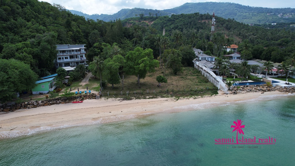 Beachfront Land For Sale Koh Samui Aerial View