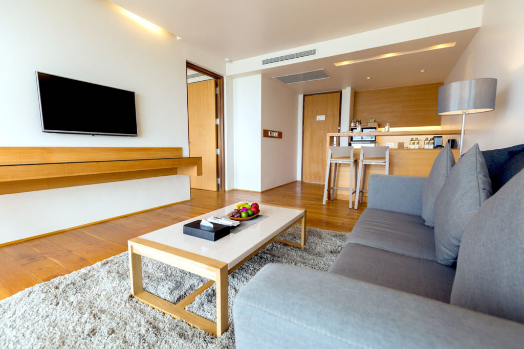 Ko Samui Beachfront Resort Suite Lounge