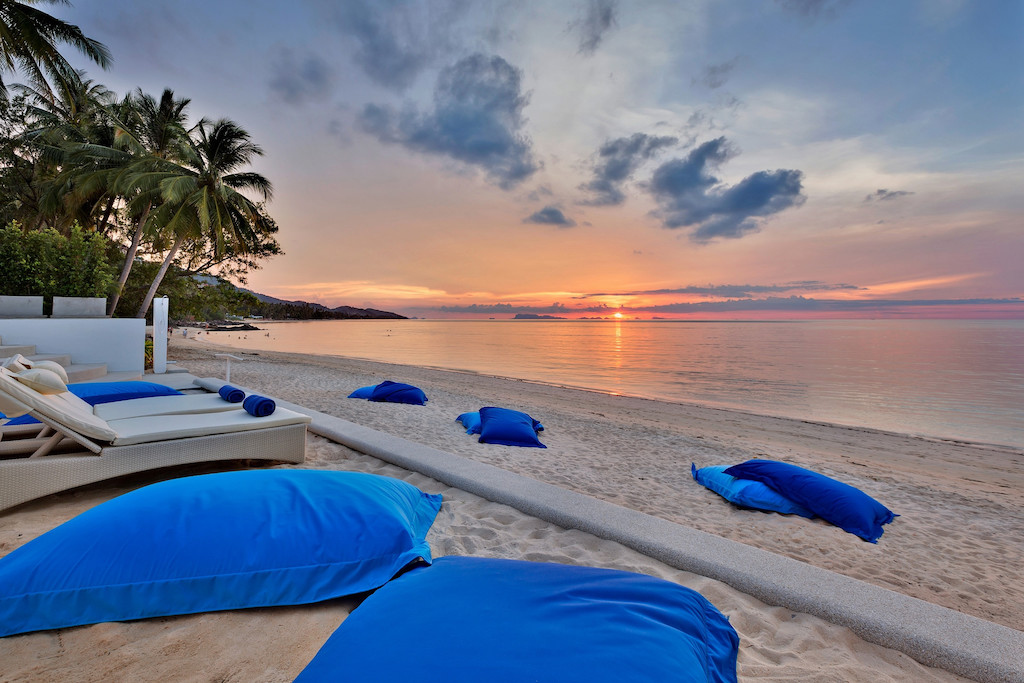 Samui Beachfront Resort For Sale Sunset