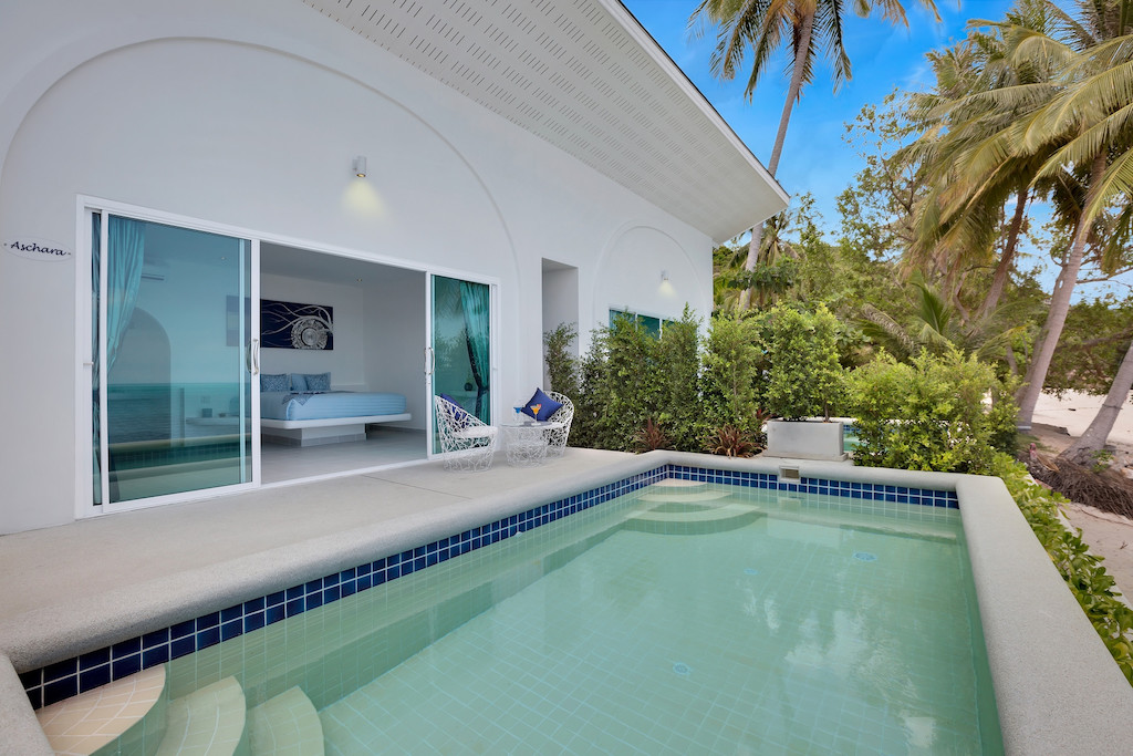 Samui Beachfront Resort For Sale Villa Exterior