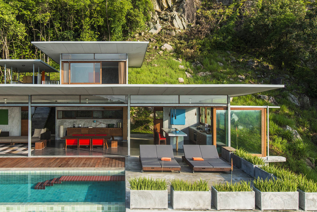 The Naked House Sun Loungers